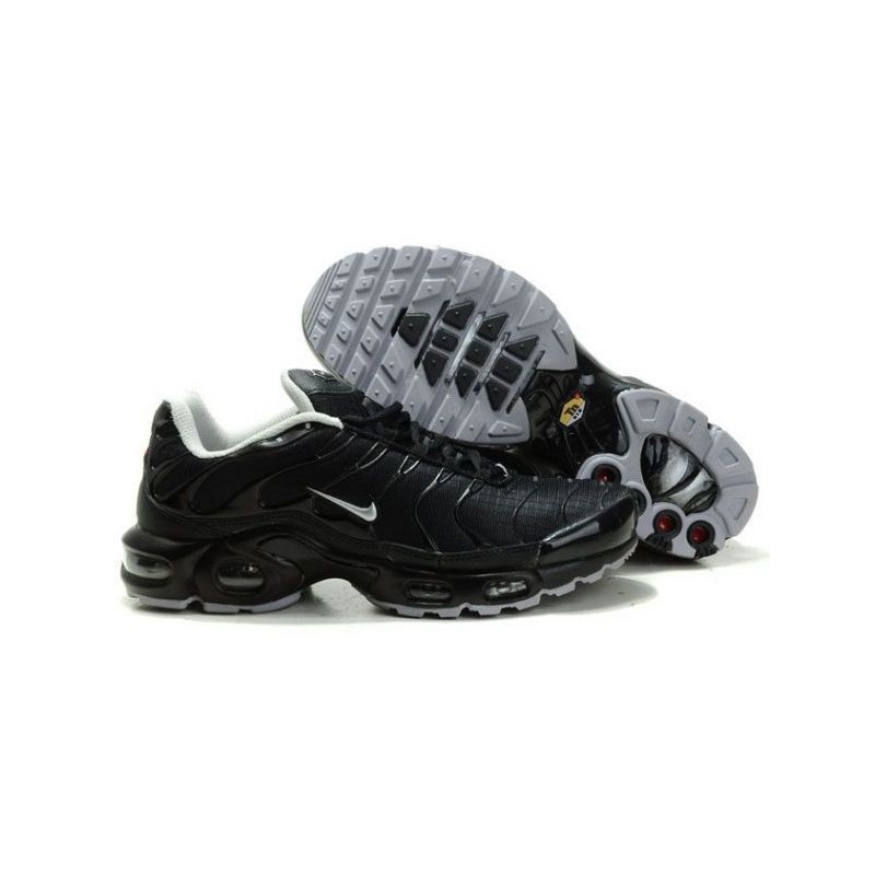 Nike Air Max TN Noir Argent Gris Métallique Rouge Chaussures Homme Nike Air Max TN Noir Argent Gris Métallique Rouge Chaussures Homme